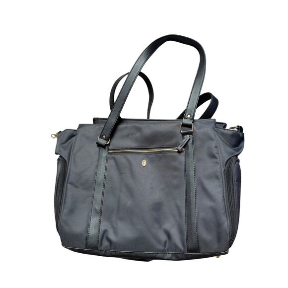 Idaho Jones Handbags - Idaho Jones "Chertsey" Breast Pump Bag & Diaper Bag Backpack - Black